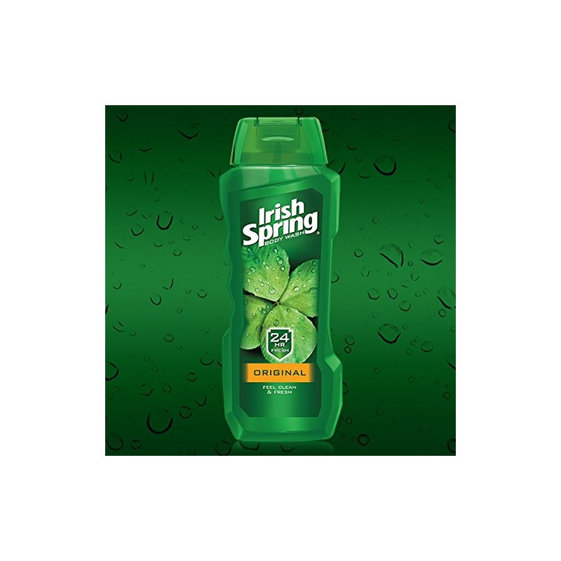 Irish Spring Body Wash, Original, 18 Fluid Ounce (Pack of