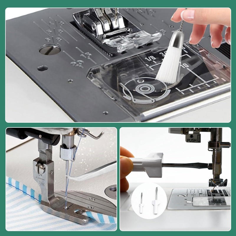 HARY 7 PCS Sewing Machine Cleaning Kit Sewing Machine Cleaning