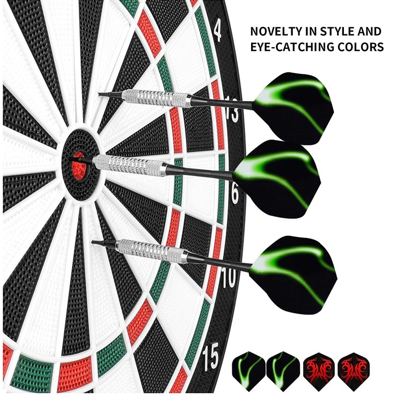 KAYEF Dart Flights, Pack of 102 Dart Wings, Standard Shape