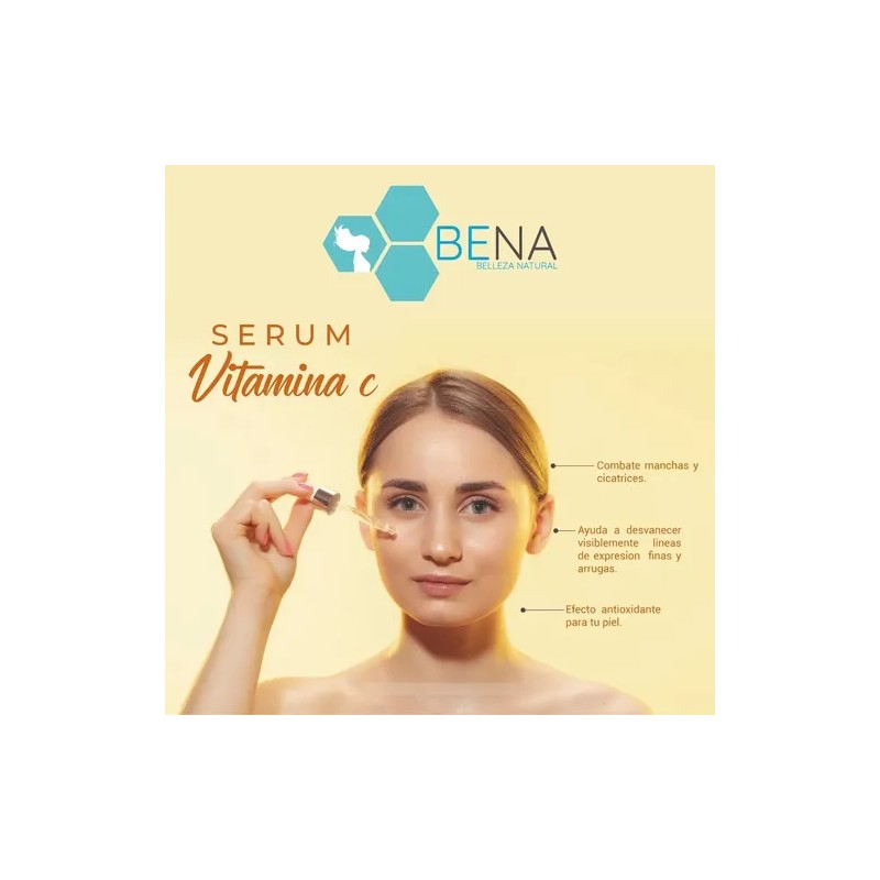 Serum Facial Vitamina C Con Acido Hialuronico Bena C
