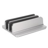 Laptop Holder Vertical 2 Slots Aluminum Alloy Adjustable Laptop Stand
