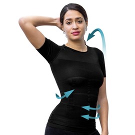 Women's Posture Corrector T-shirt | Anti Back Pain | Straightens Back and Shoulders | Undershirt | Short sleeves