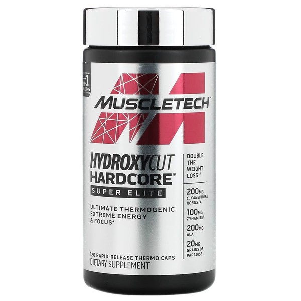 Muscletech Performance - Hydroxycut HARDCORE(SUPER ELITE 120 CAPS)