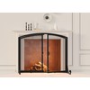 Calidola Fireplace Screen with Doors, 35" W x 28" H,