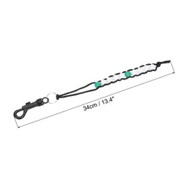 PATIKIL Golf Beads Score Counter, 2 Pack Golf Stroke Counter Beads with Clips Golf Accessories for Women Men Golfer Strokes Count, White/Green