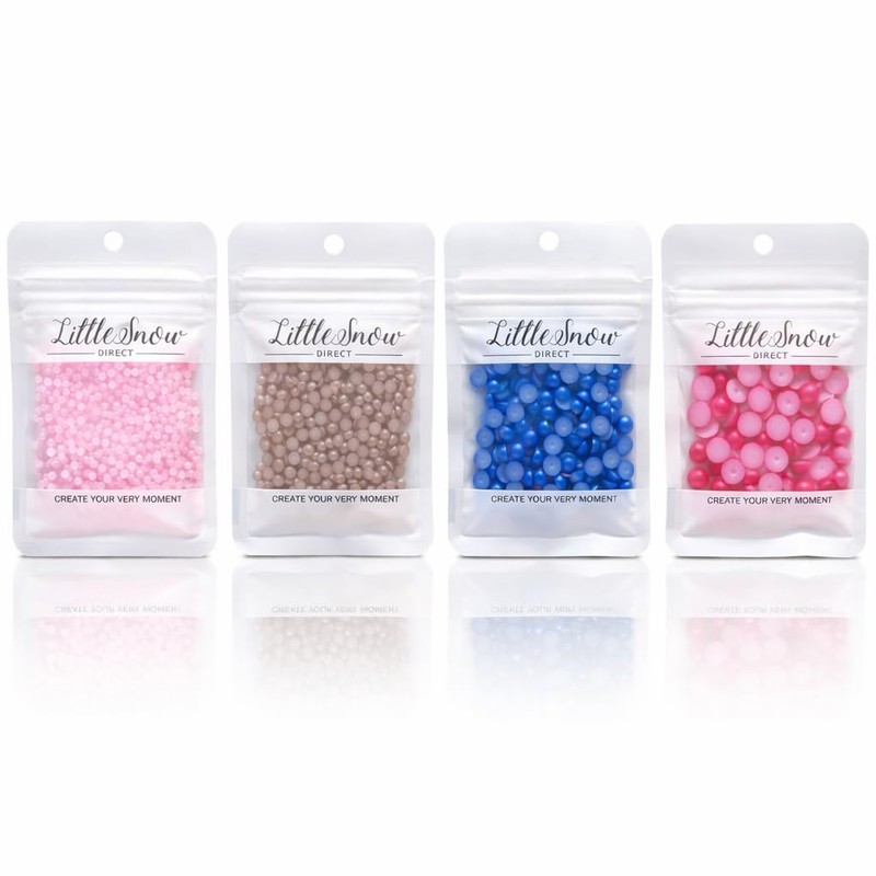 Flatback Half Round Pearls - ABS Craft Pearls for Nail