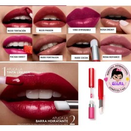 Color Fix Labial Duo Tattoo Esika Indeleble                                                                                                           