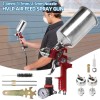 Unbranded HVLP Spray Gun Kit 1000ML Gravity Feed Car Primer