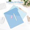 SKYDUE Binder Dividers with Tabs and Pockets – 5-Pack for