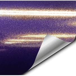 VViViD+ Gloss Galaxy Purple Premium Vinyl Wrap Film (10ft x 5ft)