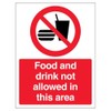 V Safety Food And Drink Not Allowed In This Area