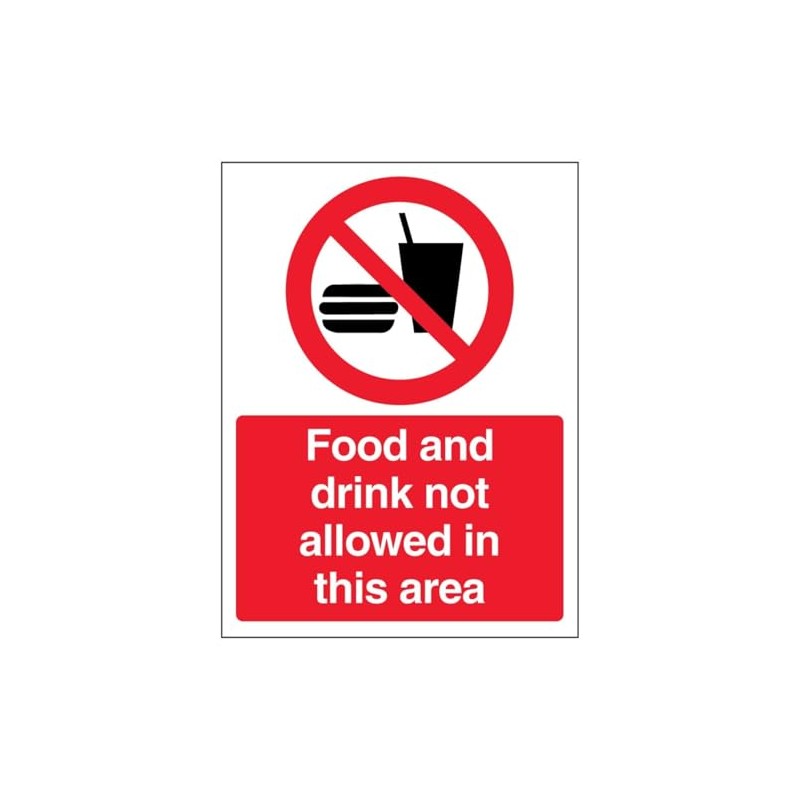 V Safety Food And Drink Not Allowed In This Area