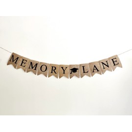 Swanky Party Box | Memory Lane Banner for High School or College Graduation or Reunion