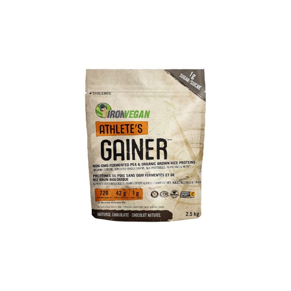 Iron Vegan Athlete's Gainer (Natural Chocolate) - 2.5kg