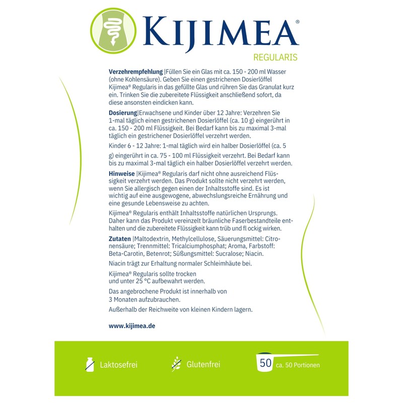 KIJIMEA® Regularis For Constipation, Sluggish Digestion & Bloating Belly Gentle