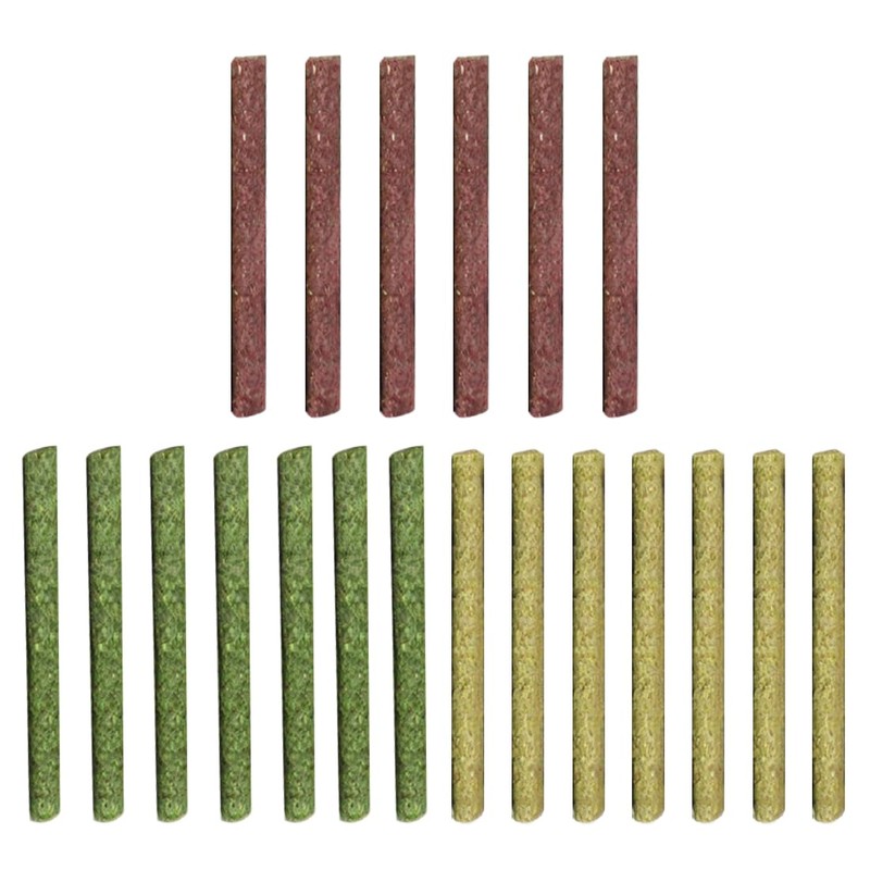WeddHuis 20 Pcs Timothy Heu Sticks Kaninchen Spielzeug Kauspielzeug für