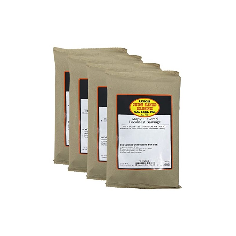 A.C. Legg - Maple Breakfast Sausage, 4 Pack - 10