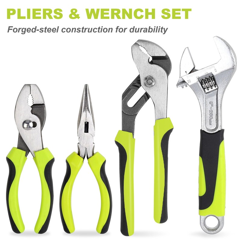 FASTPRO 198-Piece Household Tool Set, Home Repairing Tool Set with