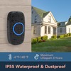 VEGATON Wireless Doorbell kits with IP55 Waterproof Level, 500ft Range,