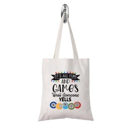 Funny Bingo Player Gift It’s All Fun and Games Until Someone Yells Bingo Lucky Bingo Bag for Her (Yells Bingo tote CA)