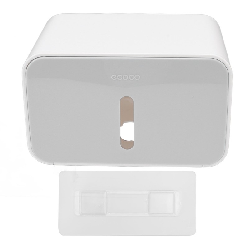 Toilet Paper Roll Box Cover Waterproof Punch Free Prevent Corrosion