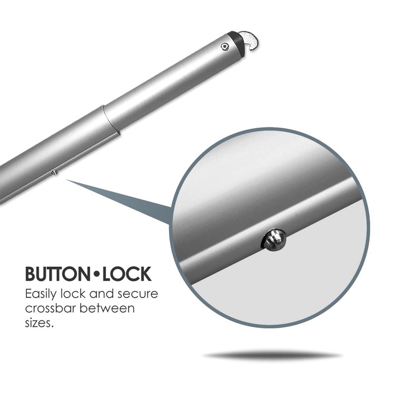 Urquid Linen, (4-7 FT Wide Adjustable Crossbar Pipe and Drape