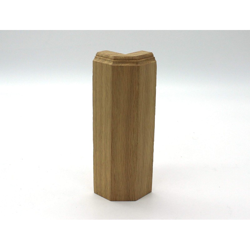 1 3/4" x 1 3/4" x 6" Oak Square Outside