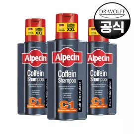 Alpesin 카페인 샴푸 C1 (모발 강화) 375ml X 3 Caffeine Shampoo C1 (Hair Strengthening) 375ml x 3