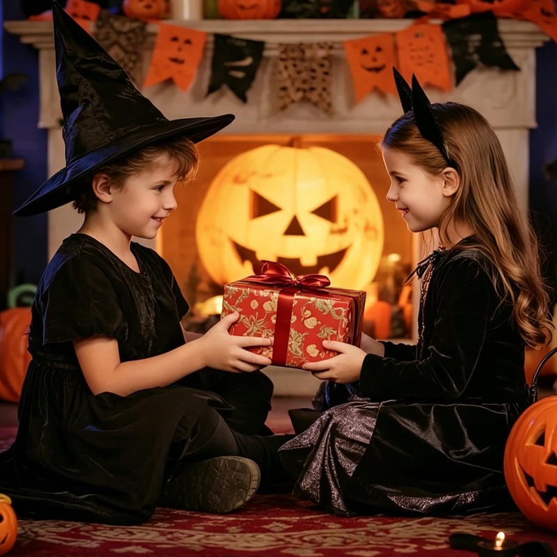 Halloween Weave Cloth for Homemade Candy, DIY Craft Labels for