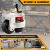 Retractable Leveling Machine Casters 4Pcs- 4400 lbs Per Set -