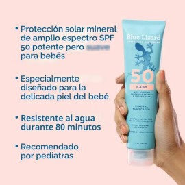 Blue Lizard Baby Protector Solar Mineral Con Óxido De Zinc,