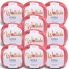 Wollidu Kira 100% Cotton for Knitting and Crocheting 10 x
