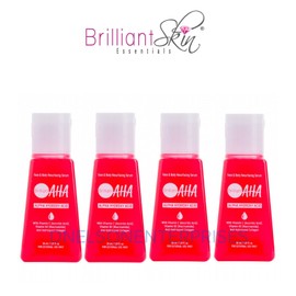 Brilliant Skin Essentials 4 Bottles Brilliant Skin Essentials AHA Facial Serum 30ml Each