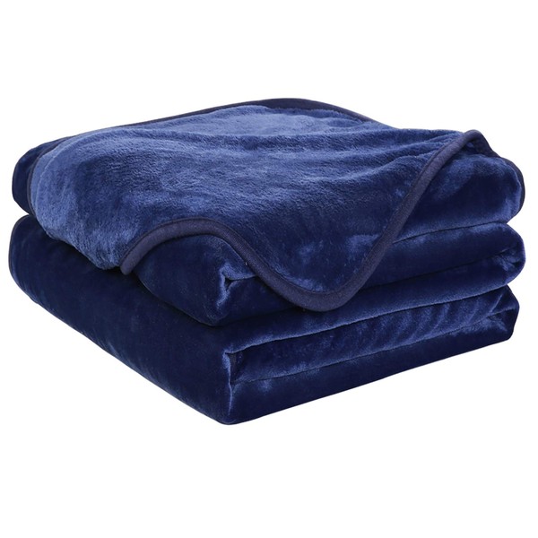 Soft Blanket Warm Fuzzy Microplush Lightweight Thermal Fleece Blankets for