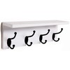 SANY DAYO HOME Wall Mounted Pine Wood Coat Rack with