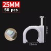 SYDARSYN Cable Clips Nail Clamps 25 mm Cable Holder with