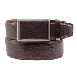 Nexbelt Mens Go-In Pebble Grain Belts Brown One Size Fits Most