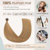 Elailite Nano Beads Hair Extensions Real Human Hair 50 Strands