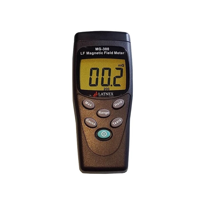 Latnex MG-300 Gauss and Magnetic Field Meter with Blue EVA