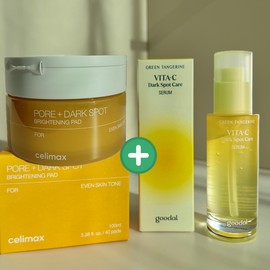 Goodal VITA-C Dark Spot Care SERUM 40ml + PORE /DARK SPOT BRIGHTENING 40 PADs, 1 piece / Goodal VITA-C Dark Spot Care SERUM 40ml + PORE /DARK SPOT BRIGHTENING 40 PADs, 1개