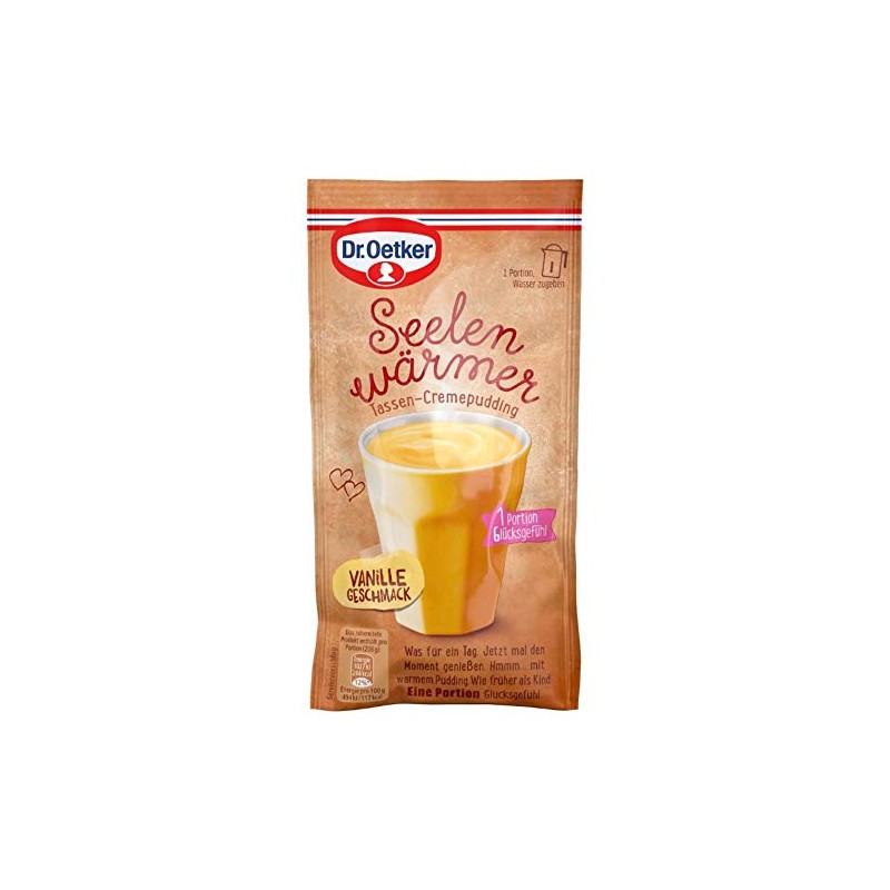 Dr.Oetker Soul Warmer MUG Pudding: VANILLA 2pc.