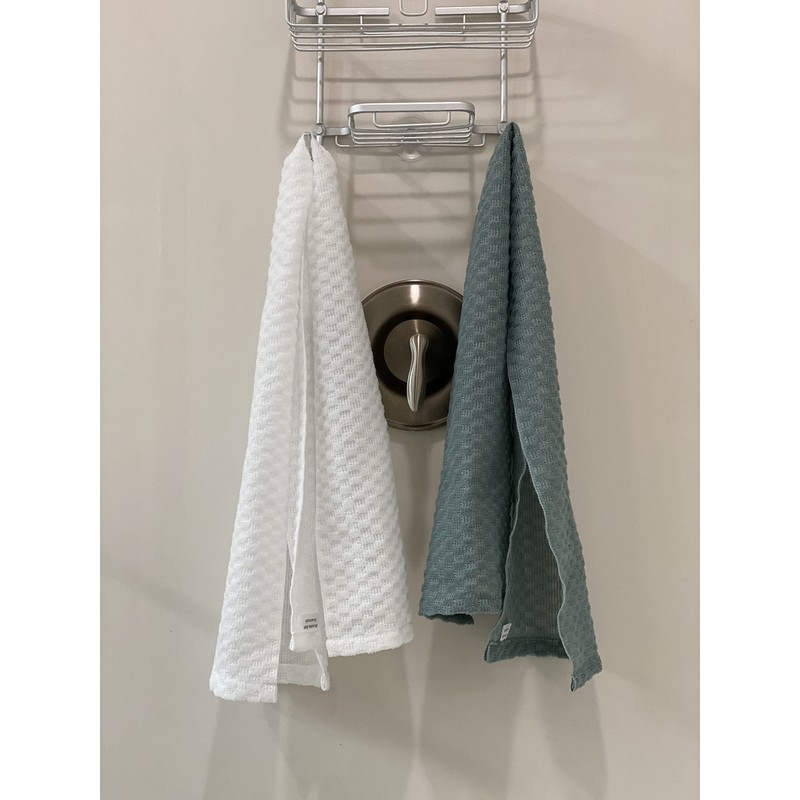 Buddha Bath Extra Long Exfoliating Shower Towel Washcloth (Medium Exfoliate)