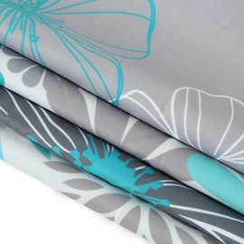 ROCK CLOUD Teal Pillow Covers 18x18 Set of 4 Decorative Throw Pillow Cover for Couch Modern Pillow Cases for Living Room Cushion Bed Outdoor Car Gray and Turquoise Home Decor