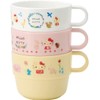 Skater Kids Stacking Cup Set of 3 Hello Kitty Sanrio Made in Japan KS31-A