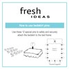 FRESH IDEAS Dust Ruffle, Spiral Push Pins to Keep Skirt