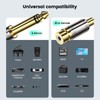MOSWAG 1/4 to RCA Adapter, Female to 6.35mm 1/4 Inch