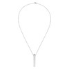 Silpada 'Unscripted' 1.5" Vertical Bar Pendant Necklace in Sterling Silver,
