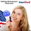 AmeriLuck Cobalt Blue A19 LED Bulb with Black Light Effect,