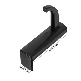 NOLITOY 5Pcs Headphone Hanger Hook Punch Stable Mount for Gaming Headset Desk Hook Holder Compatible with Headphones Easy Installation Space Saving Design