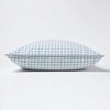 HOMESCAPES - 100% Cotton - Gingham Check - Large Cushion